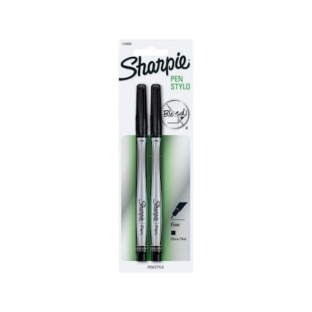 Sharpie Sharpie Black Pen 2 pk 1742659